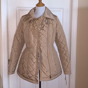 Jessica Simpson champagne coat
